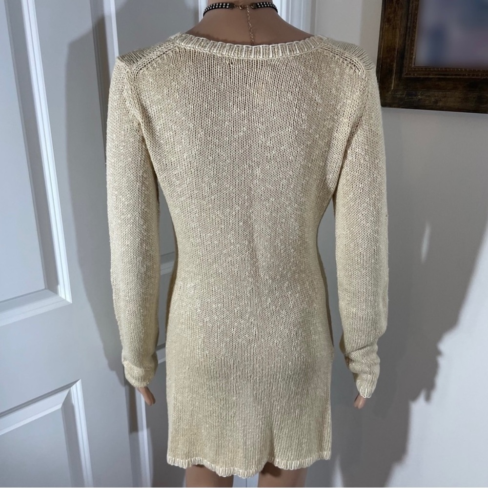 Tommy Bahama Cream Knitted Sweater| Size: M - Picture 3 of 6